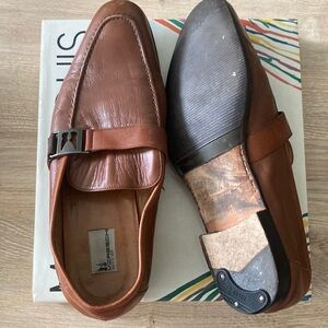 Men's Brown Leather Loafers